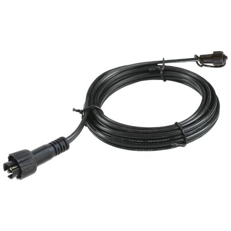 Cable Alargador 5m 2x1,0 10A/250V~ Negro