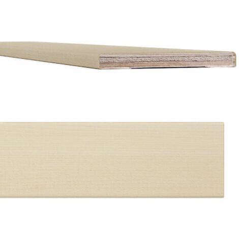 Coprifilo / Mostrina piatta impiallacciata lunghezza 70 x 10 x 2250 mm / Toulipier