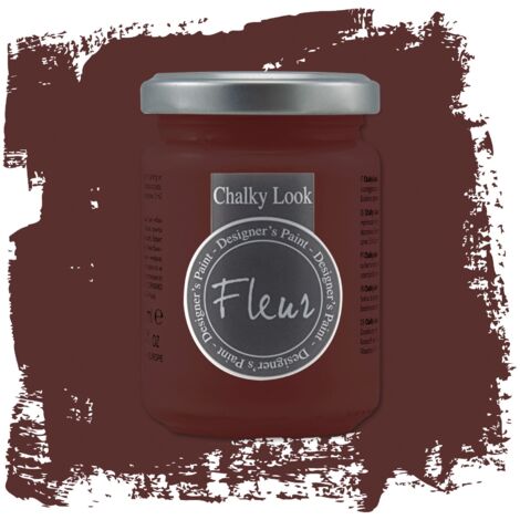 Fleur - Colori a base minerale - Fleur chalky look - effetto gesso 130 ml - scegli il colore / -/F30 English maroon (1/5)