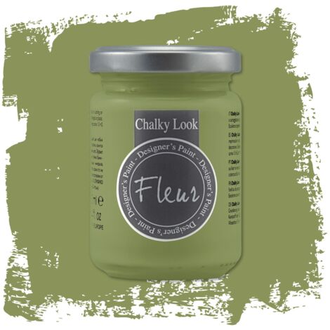 Fleur - Colori a base minerale - Fleur chalky look - effetto gesso 130 ml - scegli il colore / -/F47 Grandma green