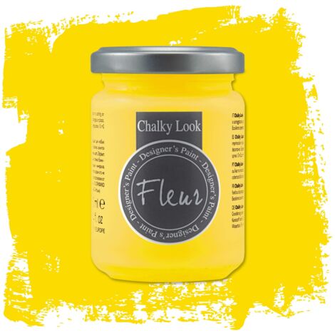 Fleur - Colori a base minerale - Fleur chalky look - effetto gesso 130 ml - scegli il colore / -/F40 Primary yellow