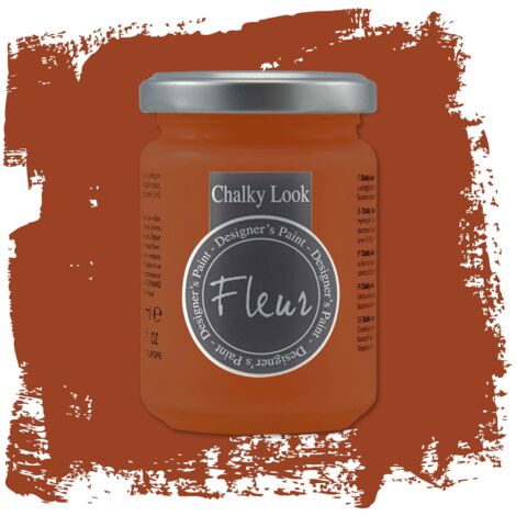 Fleur - Colori a base minerale - Fleur chalky look - effetto gesso 130 ml - scegli il colore / -/F35 Rusty