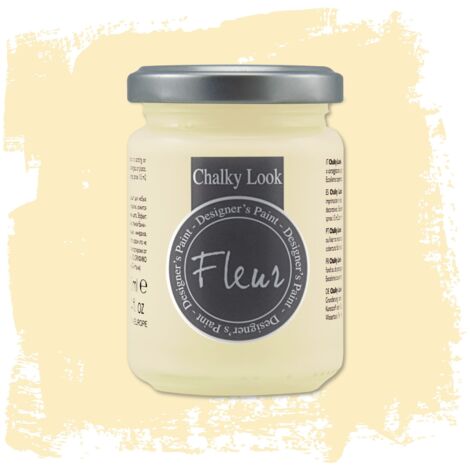 Fleur - Colori a base minerale - Fleur chalky look - effetto gesso 130 ml - scegli il colore / -/F37 banana cream (1/5)