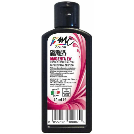 Colorante universale concentrato - 40 ml / Magenta LW