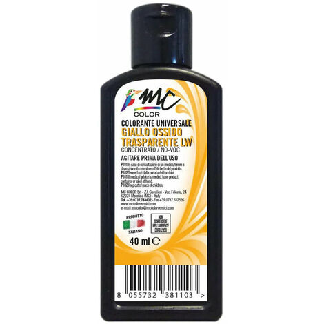 Colorante universale concentrato - 40 ml / Giallo ossido trasparente LW