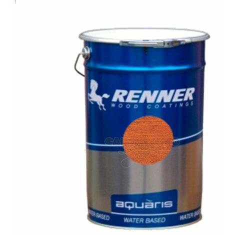 Renner - Impregnante all&aposacqua aquaris per conifere da 5 kg YM-M040- / T10 - Ciliegio