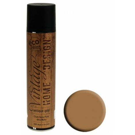 Colorante / Vernice spray opaca "Vintage home design da 400 ml / Oro antico (1/5)