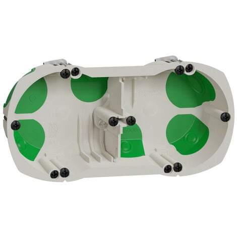 SCHNEIDER ELECTRIC IMT35000 MULTIFIX AIR, BOÎTE ÉTANCHE 2 POSTES ENTRAXE 71MM, DIAM. 67 MM, PROF. 40 MM