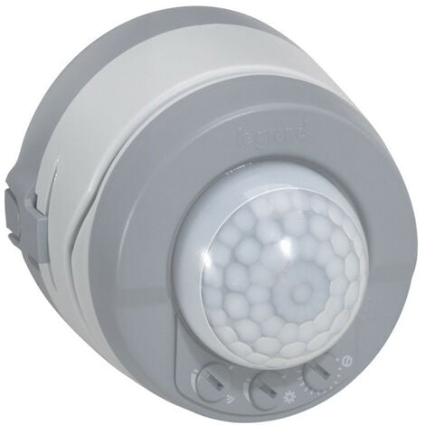 Détecteur de mouvements étanche 3 fils ECO1 Plexo complet IP55 saillie gris LEGRAND 069740