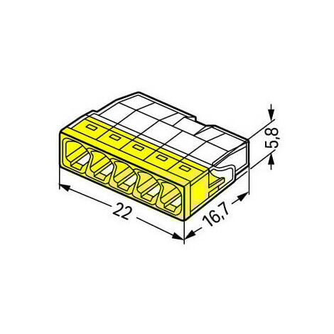 Cosse de batterie WAGO 2273205