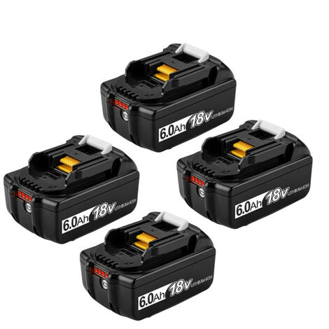 pack de 3) 2X Batterie de Remplacement 18V 6,0Ah pour Makita pour outil  électrique, Batterie