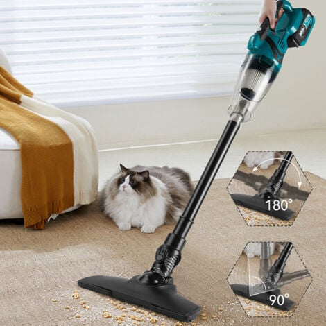 Aspirateur de Table à Main sans Fil  750ml,500W Aspirateur Balai sans Fil，Convient à la batterie Makita 18v - Sans batterie ni chargeur