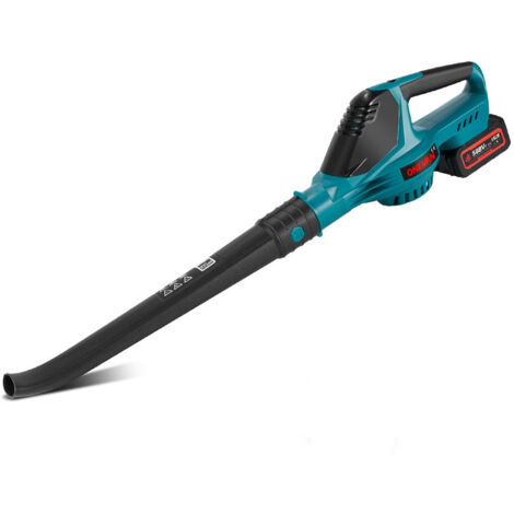 Souffleur de feuilles sans Fil 61M/S,500 W,5 vitesses réglables aspirateur souffleur batterie avec deux batteries et un chargeur