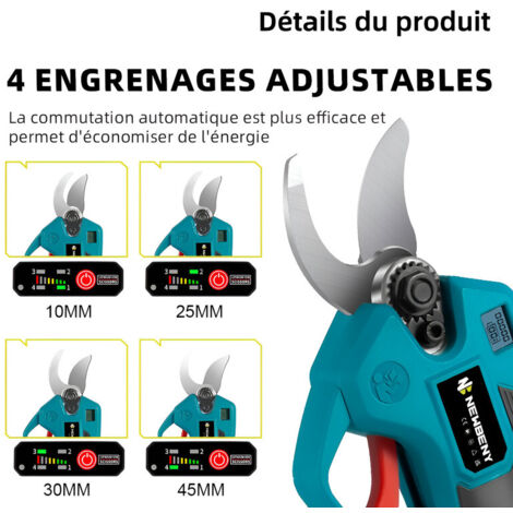 Sécateur Électrique Professionnel C aux électriques de Coupe de Branche
