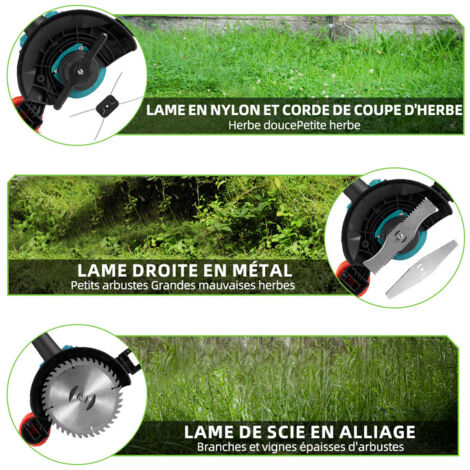 Rotofil Batterie Coupeur D'herbe électrique Sans Fil 21V Sans Fil Pour Le Jardin Domestique Débro Débroussailleuse Sans Fil 21v