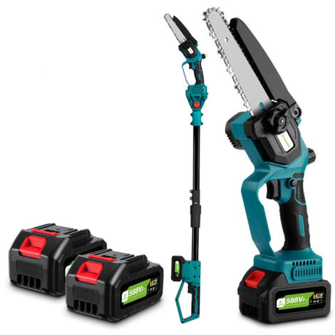 Tronçonneuse électrique portable RUMOCOVO - 2 batteries - 4 pouces