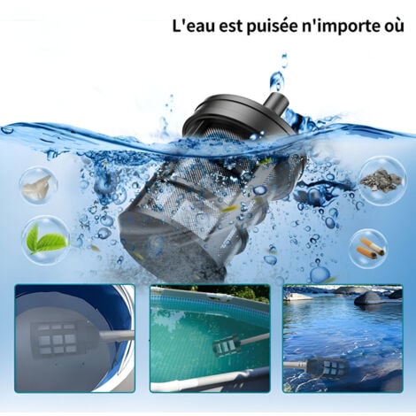 Nettoyeur haute pression sans Fil  100 bar - 6 EN 1 - avec 2 batteries et accessoires