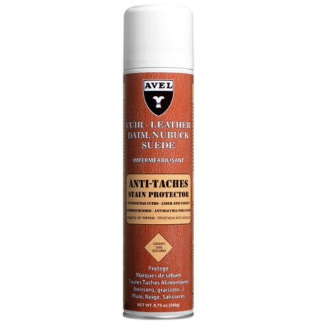 Anti-Tache Cuir Daim Nubuck Aérosol AVEL, 400 ml INCOLORE
