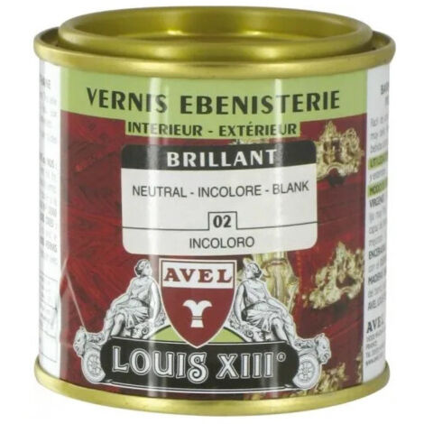 Vernis marin brillant 250 ml – Incolore – Résistant aux rayures et aux UV – Application facile à la brosse ou au pistolet – Avel (1/6)