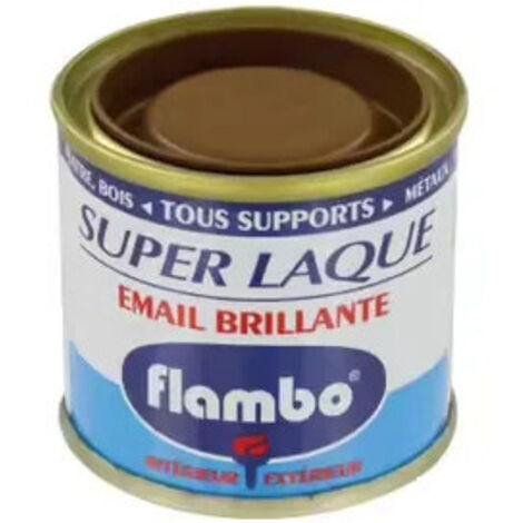 Peinture Super Laque Brillante FLAMBO, 50 ml TON BOIS