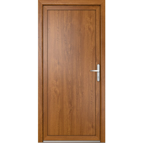 Meeth – Porte de service PVC 80cm – Hauteur 205cm – Isolation thermique renforcée – Serrure à 5 points pour sécurité accrue