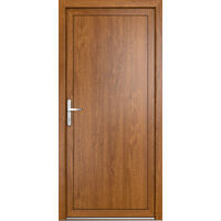 Meeth – Porte de service PVC 90cm x 205cm – Ouverture tirant gauche – Isolation thermique double vitrage – Sécurité 5 points