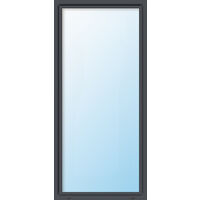 Meeth – Porte de fenêtre PVC triple vitrage – Isolation thermique Ud 0,9 – 1 vantail oscillo-battant – Largeur 80 cm, hauteur 205 cm – Résistant aux intempéries