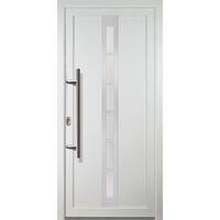 Portes d'entrée classique  modèle 38, intérieur: blanc, extérieur: blanc  largeur: 108cm, hauteur: 208cm, sens d'ouverture: tirant gauche