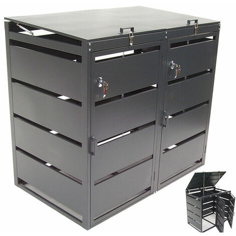 Mülltonnenbox Mülltonnenverkleidung 2er 240L 57060