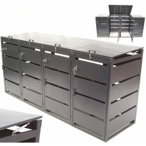 Mülltonnenbox Mülltonnenverkleidung 4er 240L  57062