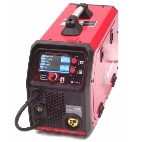 Vollsynergisches Kombi-Schutzgasschweißgerät 350A – 400V – LCD – MIG/MAG/WIG/MMA – 4-in-1