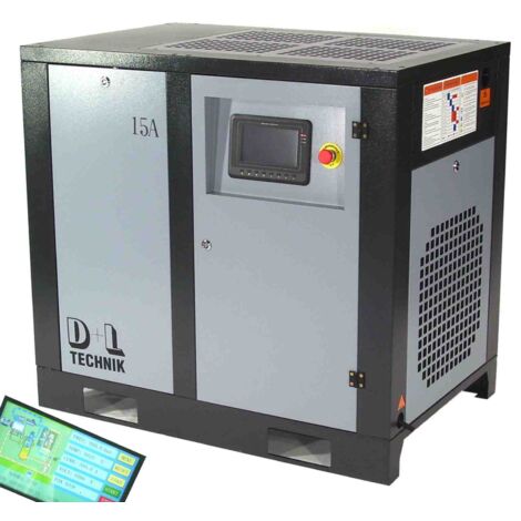 Schraubenkompressor 11kw Druckluft Kompressor 1300l 10bar Schraubenverdichter 05136