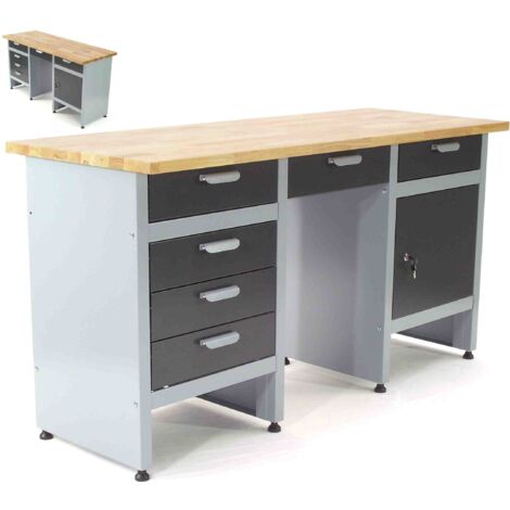Werkbank Werktisch 6 Schubladen Montagewerkbank Schubladenschrank Werkzeug 06276