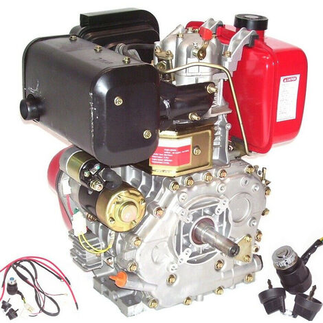Dieselmotor Motor Standmotor E-Start 418cc 10PS Diesel Motor Kleindiesel 06285