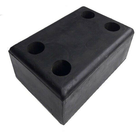 Gummiblock Gummiklotz 177x120x80mm Gummiauflage Gummiunterlage Gummiplatte Gummi