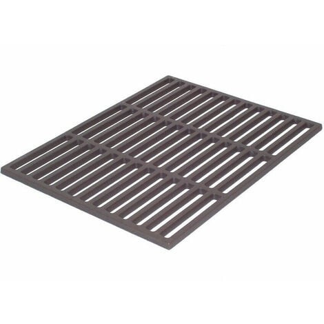 Guss Grillrost emailliert 38x29 eckig Grill Gussrost 56516 Gusseisen ...