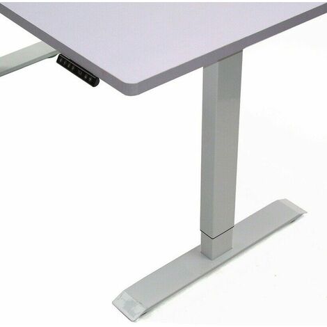 Buybyroom Elektrischer Schreibtisch 120x60cm - Höhenverstellbar Mit USB