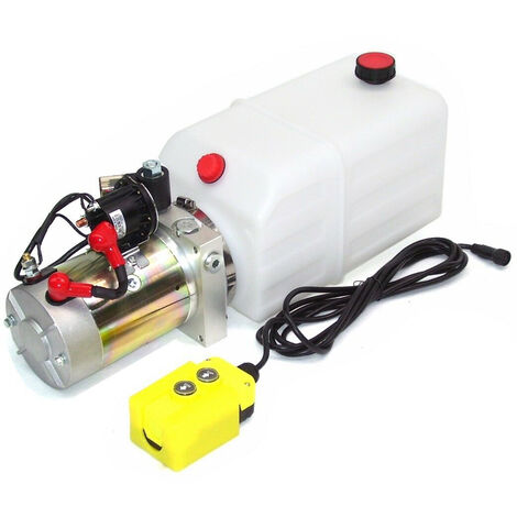 55465 Hydraulikaggregat 12L Hydraulikpumpe Pumpe 12V 180bar LKW Kipper Anhänger