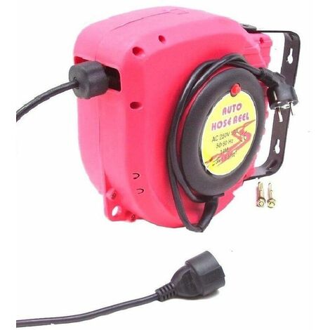 Automatik Kabelaufroller 14m Kabeltrommel Kabelabroller Verlängerungskabel Kabel (1/3)