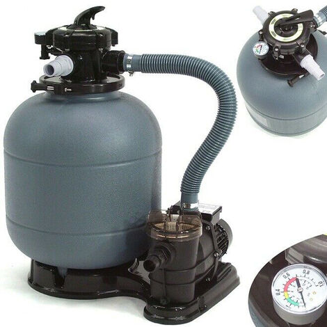 Sandfilteranlage 8000 l/h XXL Pumpe Filteranlage Filterkessel Pool Filter 57422 Sandfilteranlage 8000 l/h XXL Pumpe Filteranlage Filterkessel Pool Filter 57422