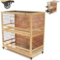 Hasenstall Kaninchenstall XXL Kleintierstall Kaninchenkäfig Hasenvilla 56616