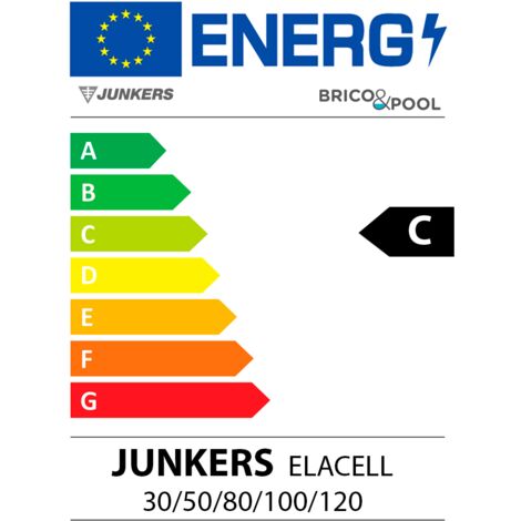 Junkers elacell vertical - Termo electrico elacell vertical 30l clase de eficiencia energetica cs
