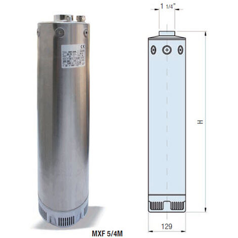 BOMBA SUM 5" MXF 1CV 230V (MF) 3/5M (1/2)