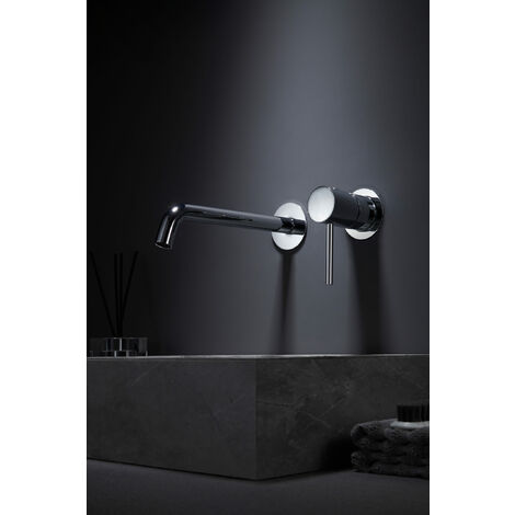 Grifo de lavabo Monza negro mate imex