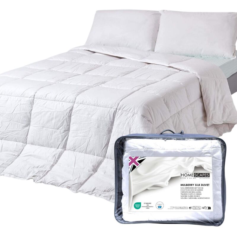 Homescapes (Single) Indulgent Pure Mulberry Silk Blend 4.5 Tog Spring/Summer Duvet