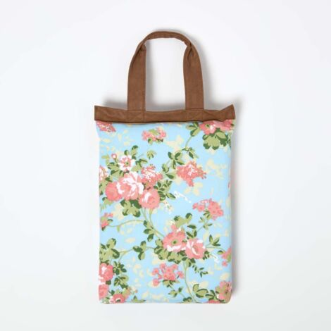 HOMESCAPES Kneeling Pad Cushion for Gardening, Rose Print