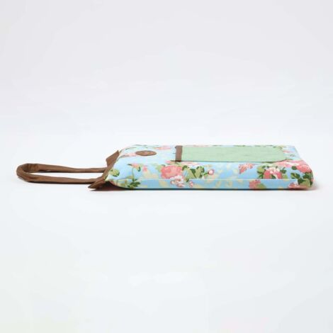 HOMESCAPES Kneeling Pad Cushion for Gardening, Rose Print