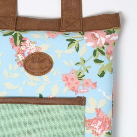 HOMESCAPES Kneeling Pad Cushion for Gardening, Rose Print
