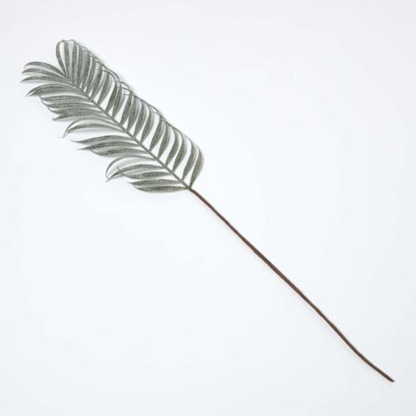 HOMESCAPES Glitter Palm Leaf Single Stem (1/5)