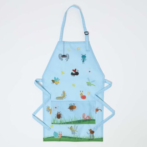 HOMESCAPES Children's Gardening Apron with Insect Design